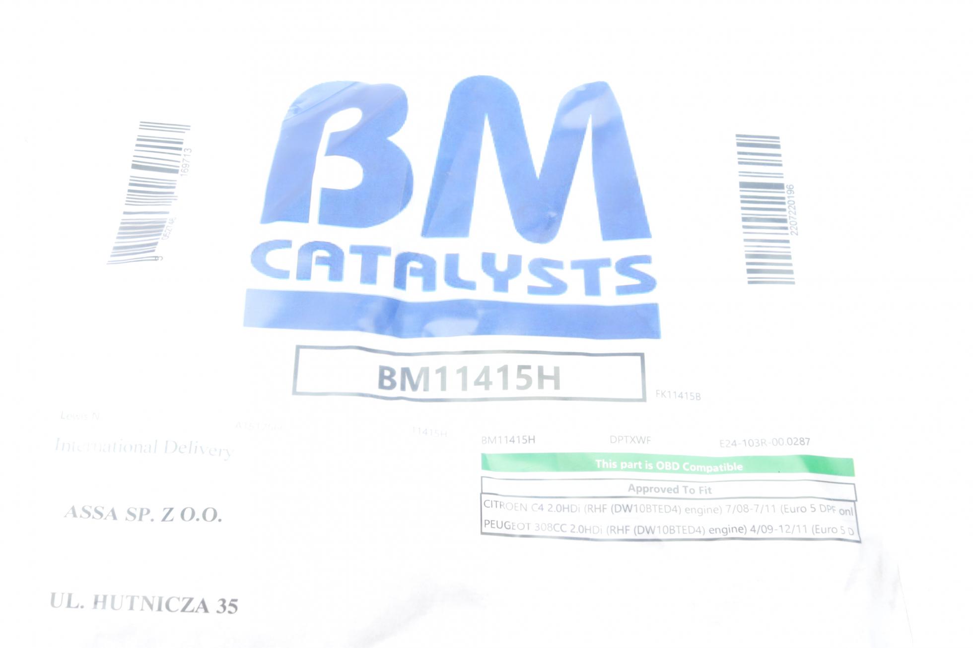 BM11415H BM CATALYSTS